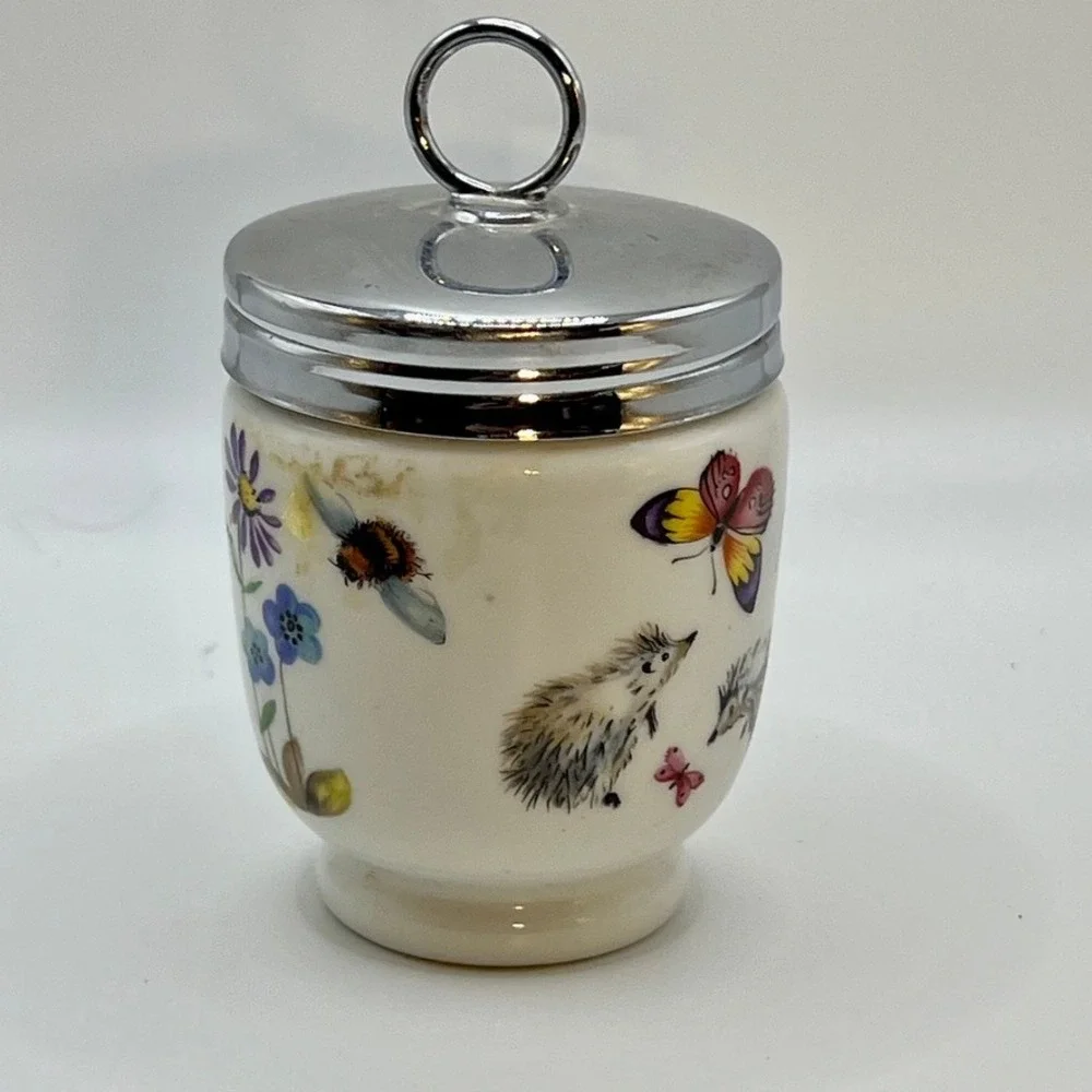 Royal Worcester Egg Coddler - Vintage 1970 - Porcelain - Skippety Tale - Bunny